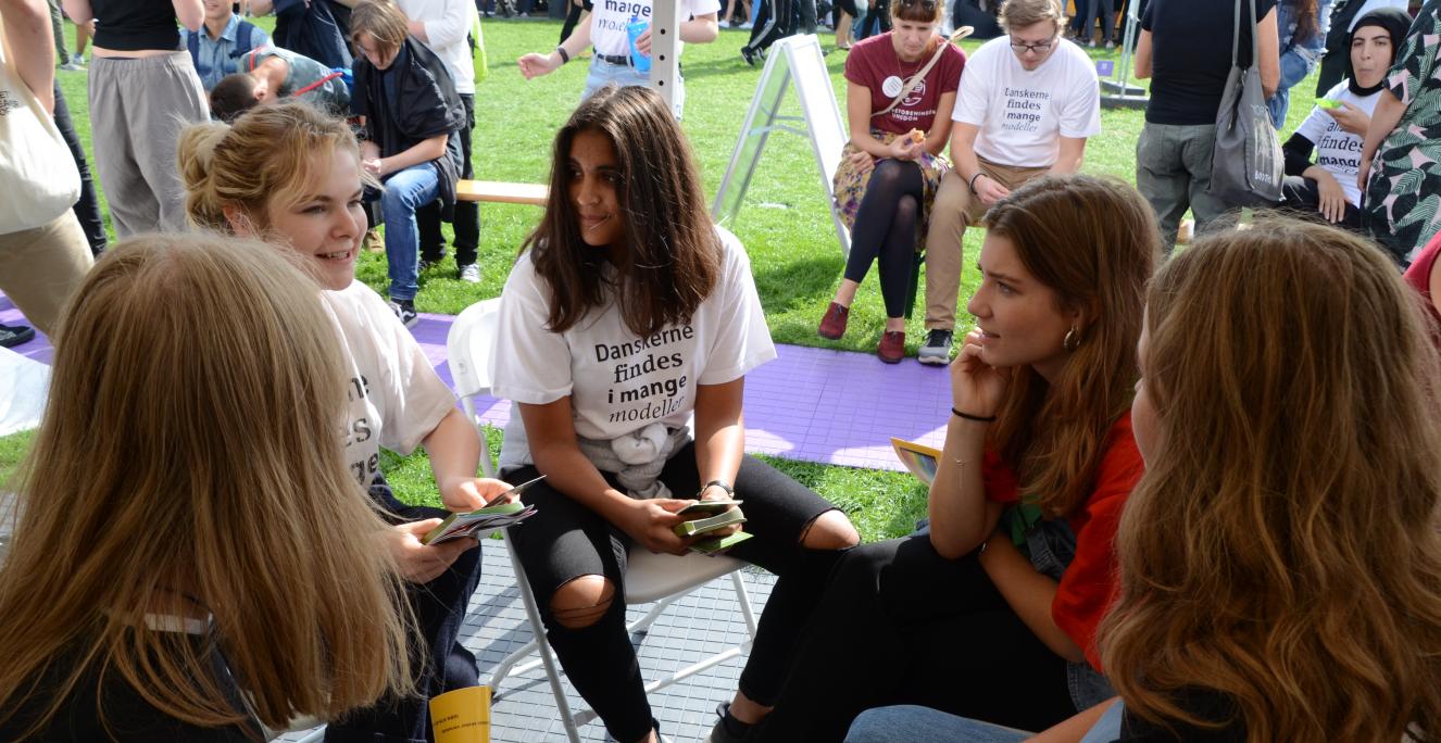 Elevambassadører på Ungdommens Folkemøde